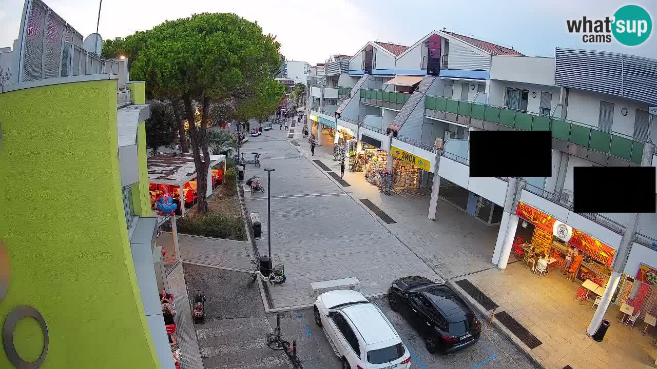 Webcam Calle Comercial de Bibione – En Directo