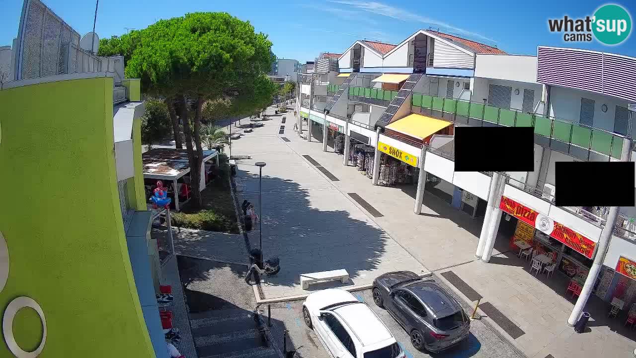 Webcam Rue Commerçante de Bibione – Vue en direct