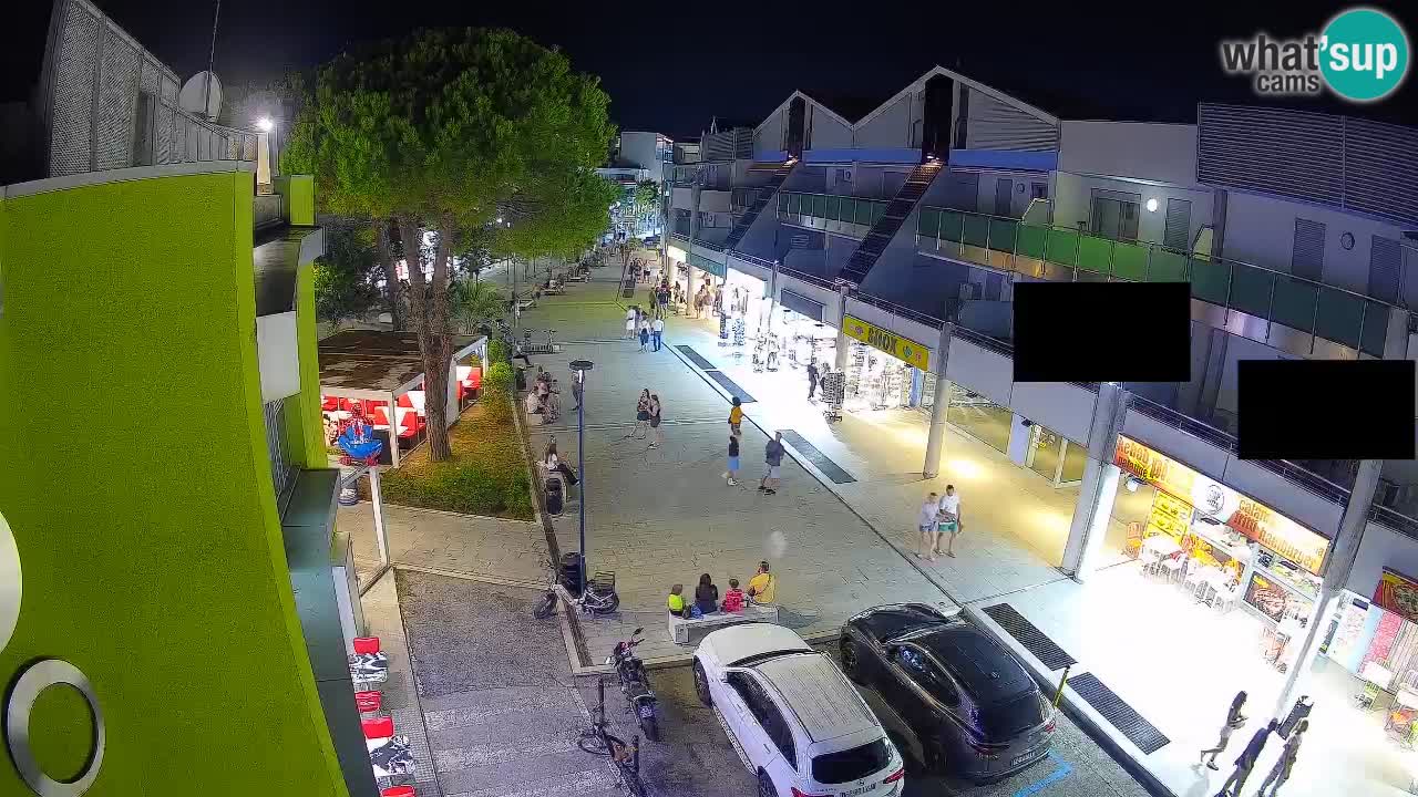Webcam Rue Commerçante de Bibione – Vue en direct