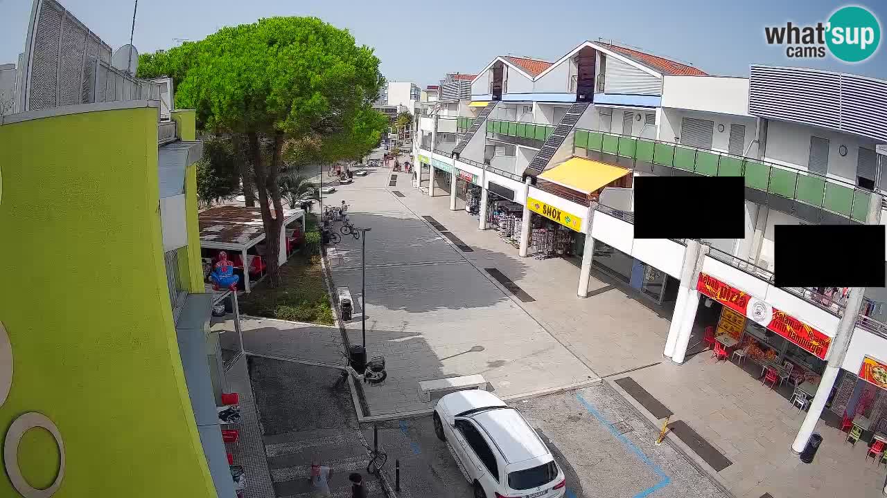 Web kamera Bibione – Trgovačka ulica uživo