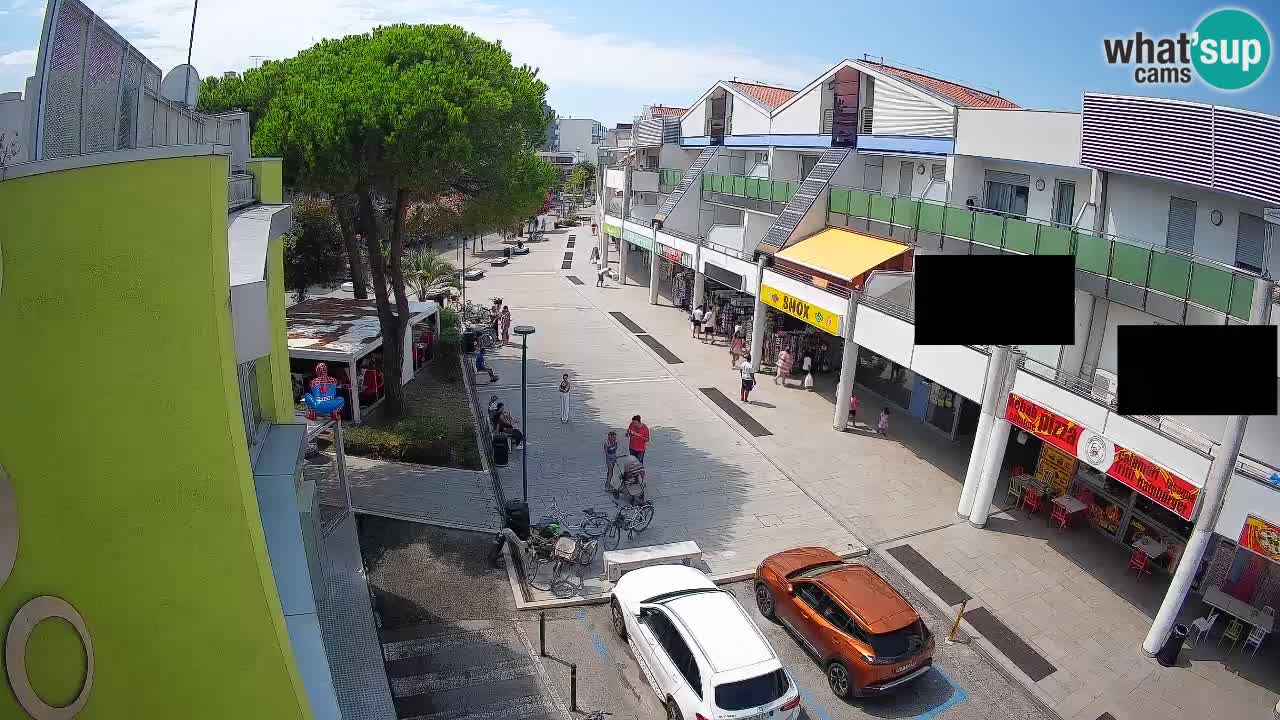 Web kamera Bibione – Trgovačka ulica uživo