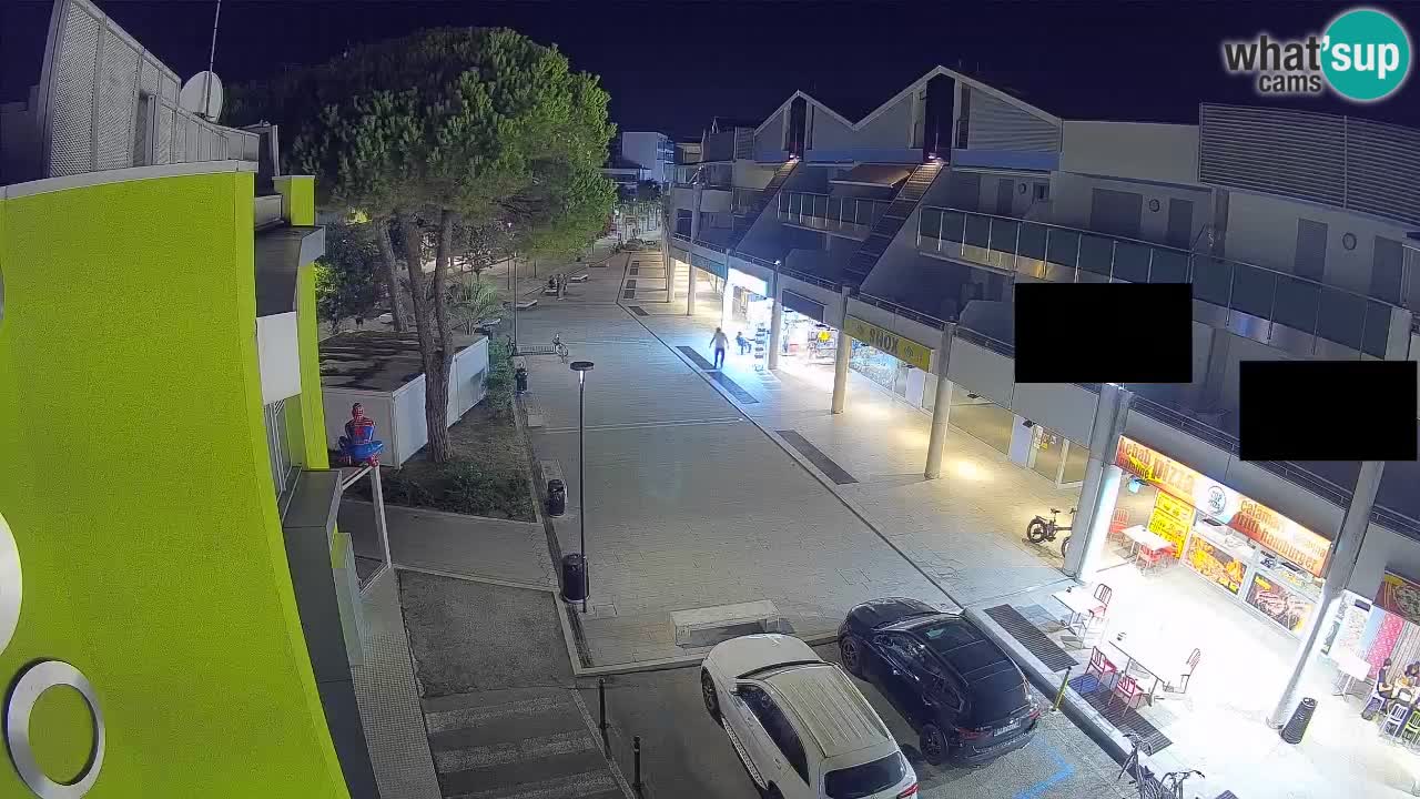 Webcam Bibione Einkaufsstraße – Liveblick