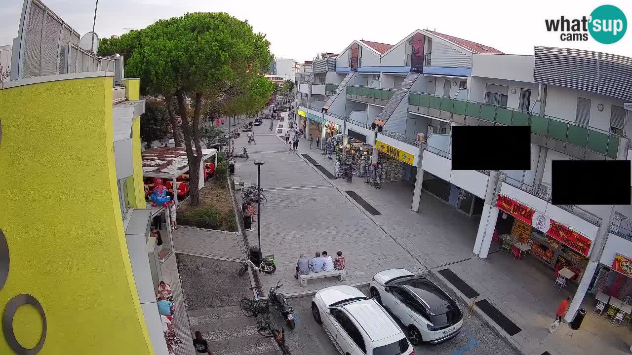 Webcam Bibione Einkaufsstraße – Liveblick