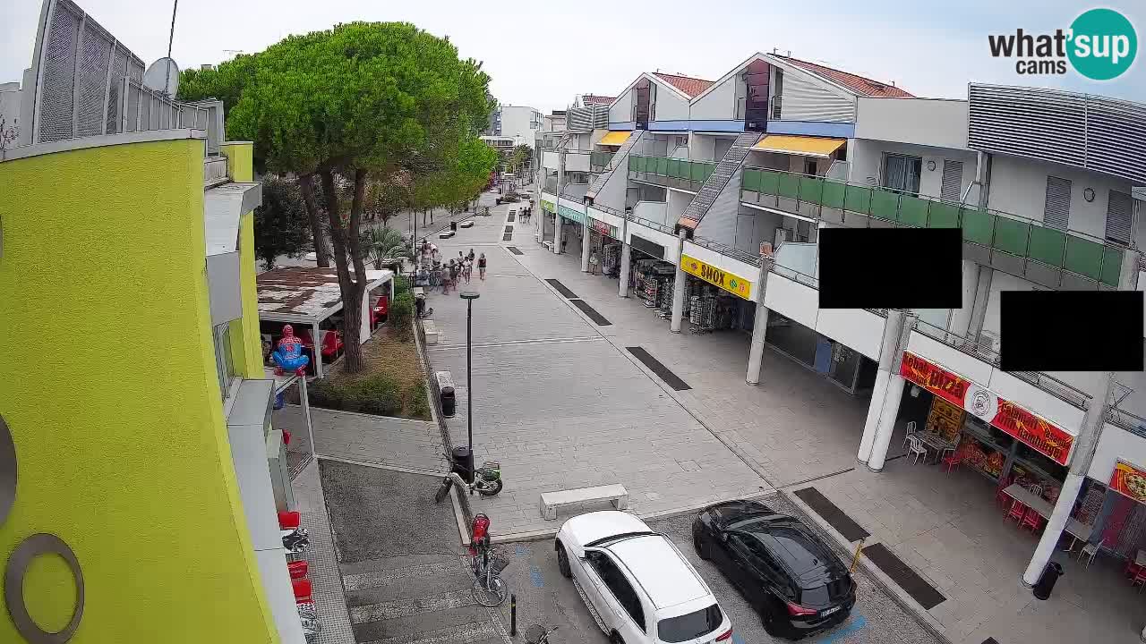 Webcam Bibione Einkaufsstraße – Liveblick