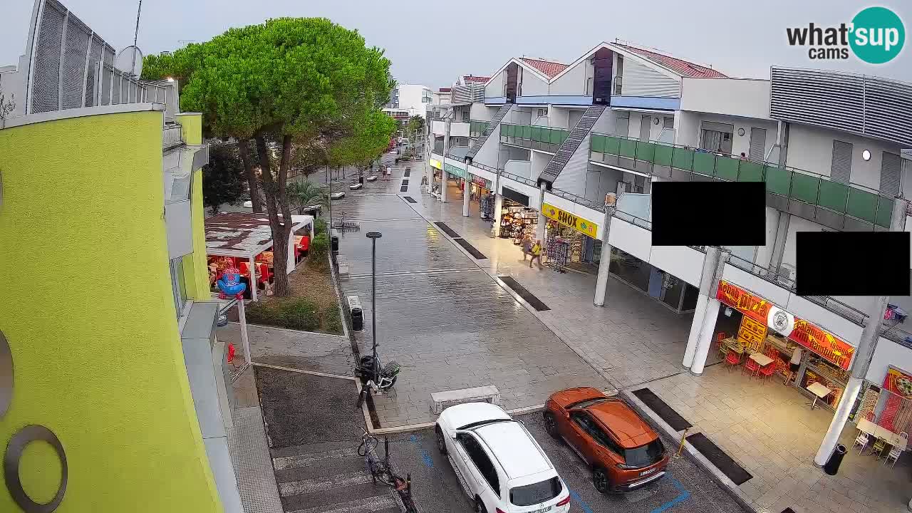 Webcam Bibione Einkaufsstraße – Liveblick