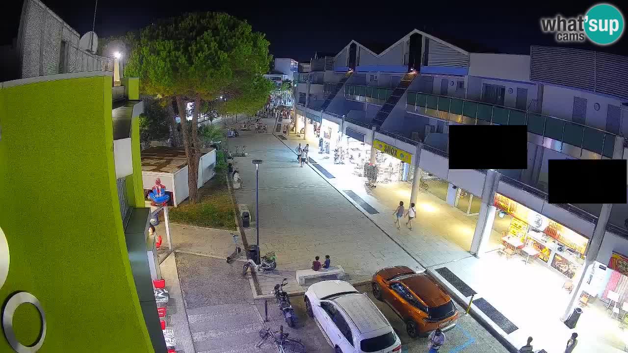 Webcam Rue Commerçante de Bibione – Vue en direct