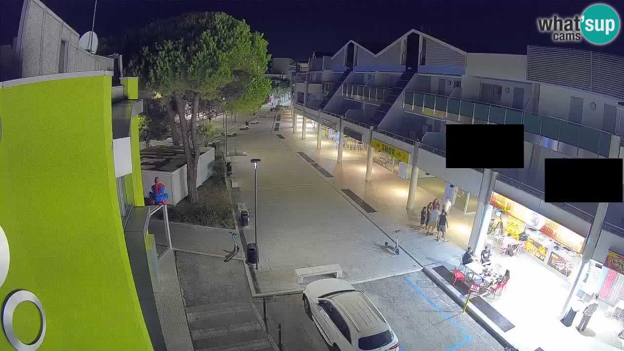 Webcam Rue Commerçante de Bibione – Vue en direct
