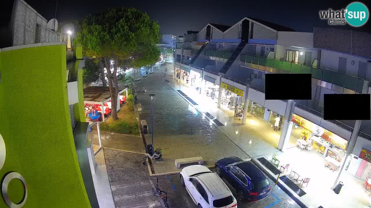 Web kamera Bibione – Trgovačka ulica uživo