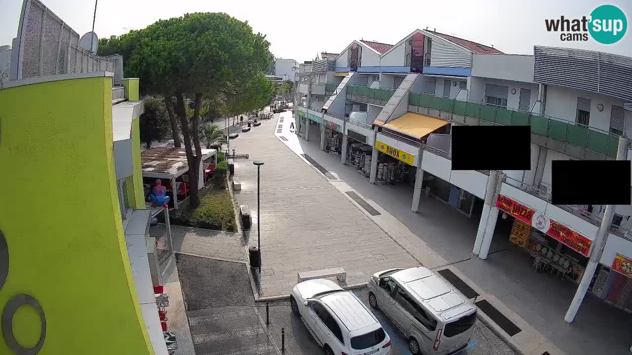 Webcam Via dello Shopping Bibione – Diretta Live