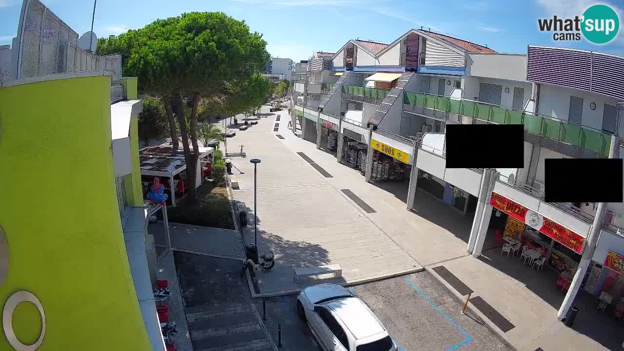 Webcam Rue Commerçante de Bibione – Vue en direct