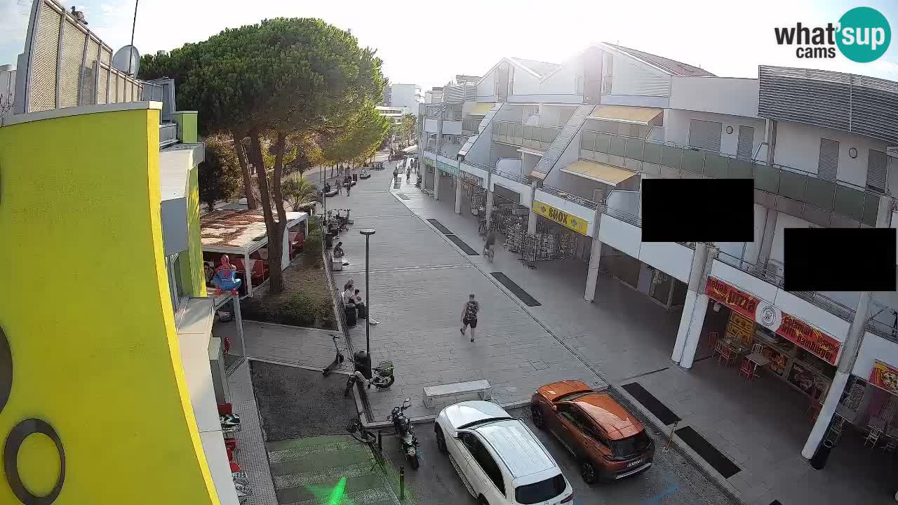 Webcam Bibione Einkaufsstraße – Liveblick