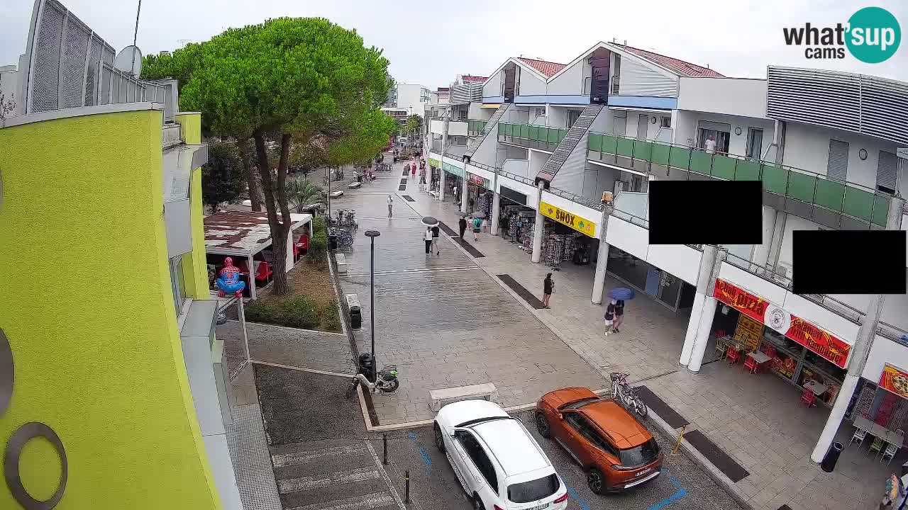 Webcam Rue Commerçante de Bibione – Vue en direct