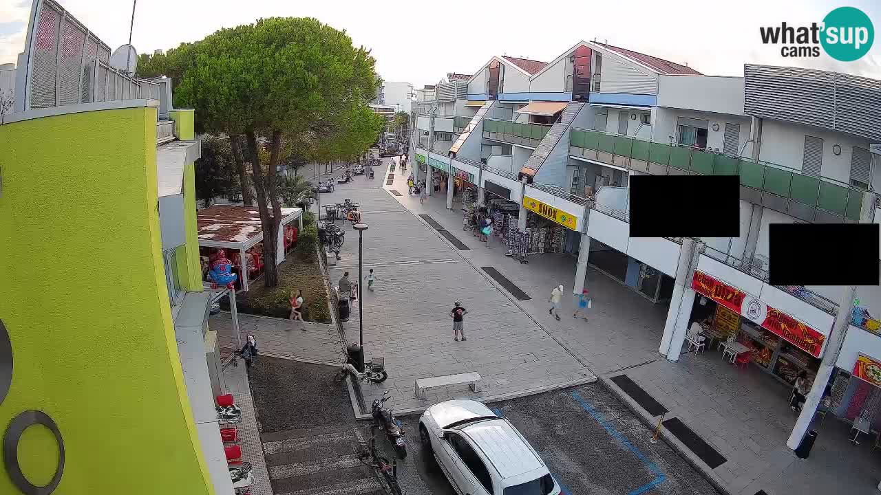 Webcam Bibione Einkaufsstraße – Liveblick