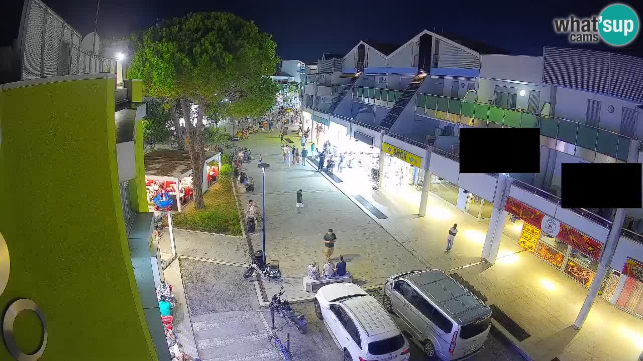 Webcam Bibione Einkaufsstraße – Liveblick