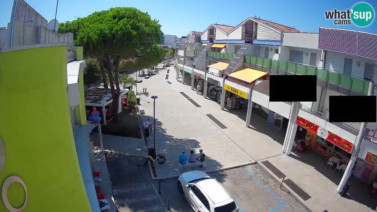 Webcam Bibione Einkaufsstraße – Liveblick