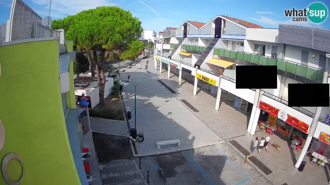 Webcam Bibione Einkaufsstraße – Liveblick