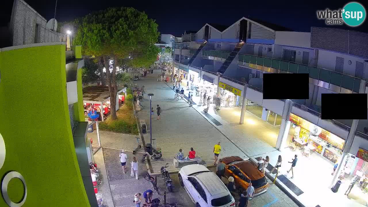 Webcam Bibione Einkaufsstraße – Liveblick