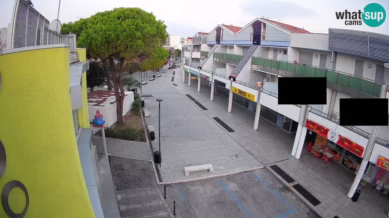 Webcam Bibione Einkaufsstraße – Liveblick