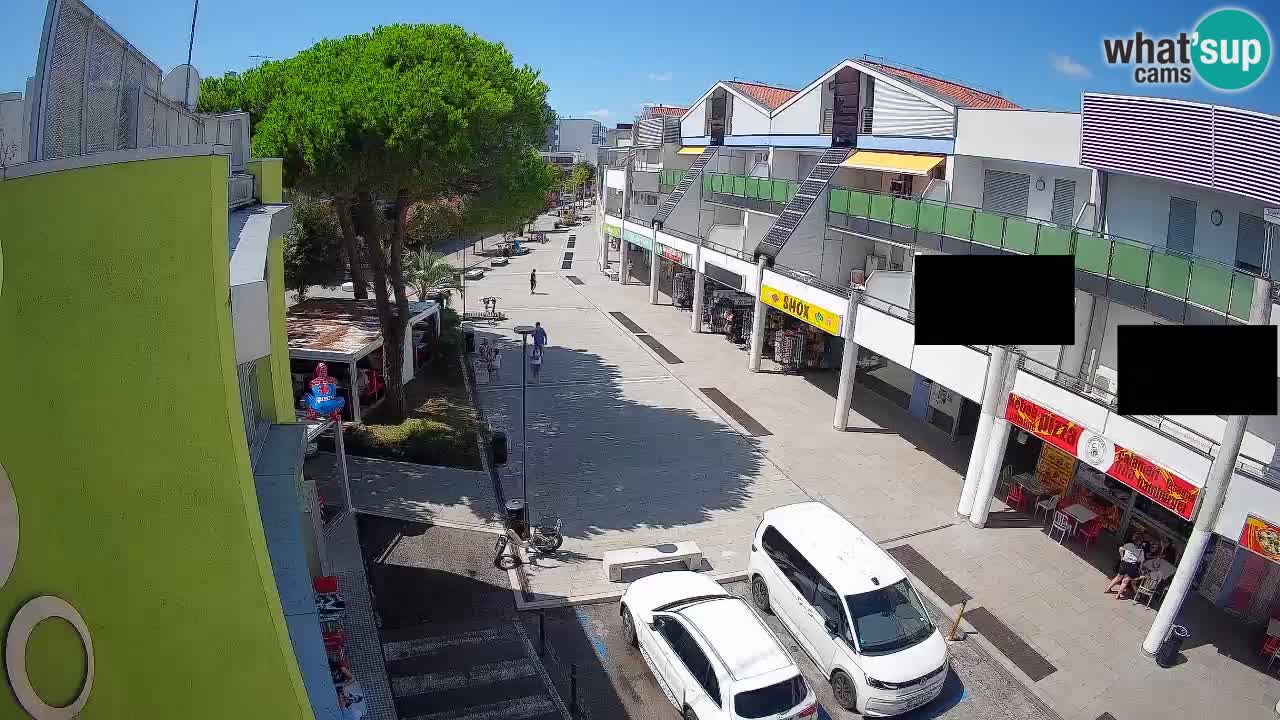 Webcam Rue Commerçante de Bibione – Vue en direct