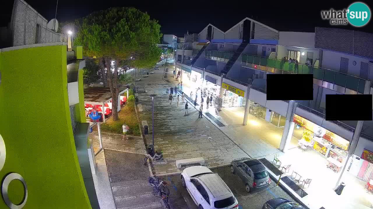 Web kamera Bibione – Trgovačka ulica uživo