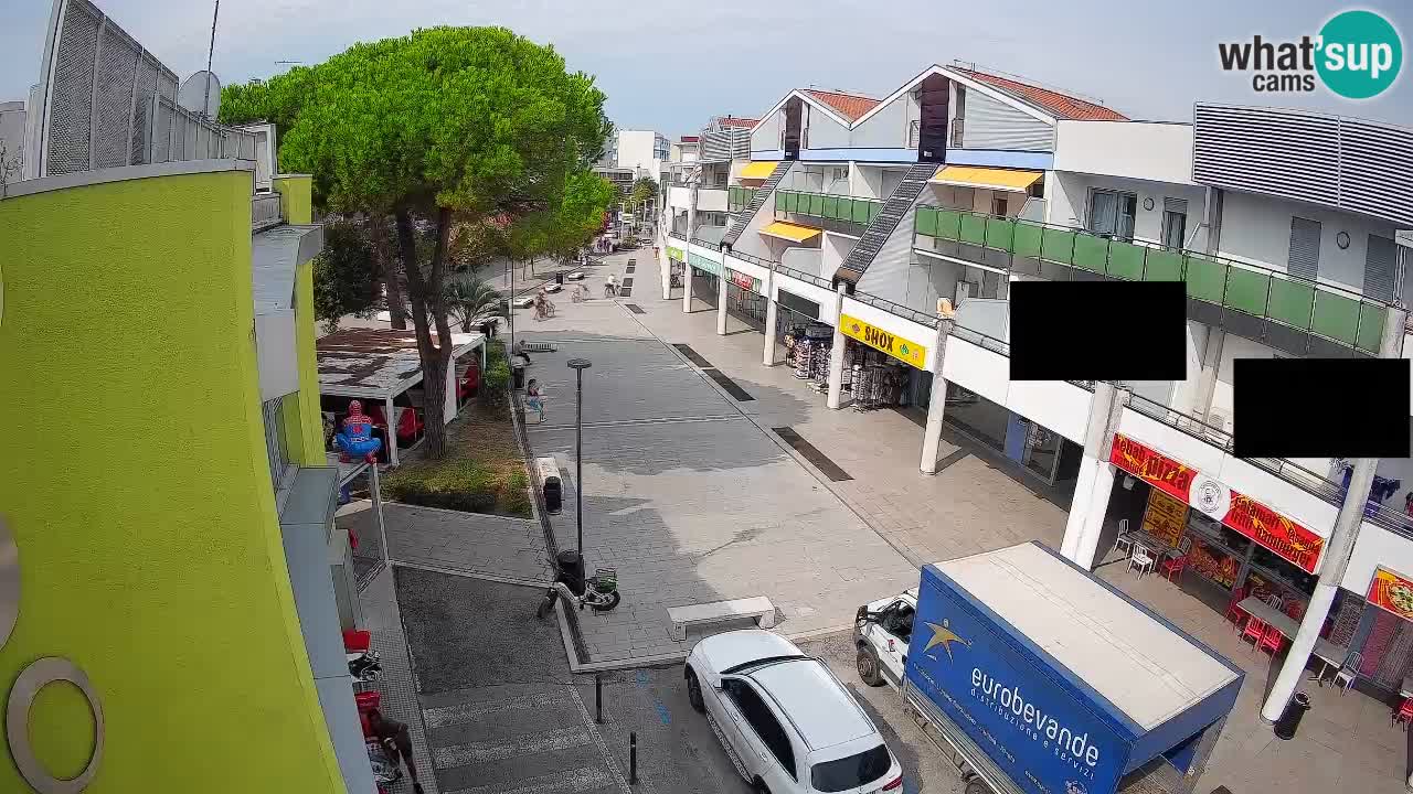 Webcam Bibione Einkaufsstraße – Liveblick