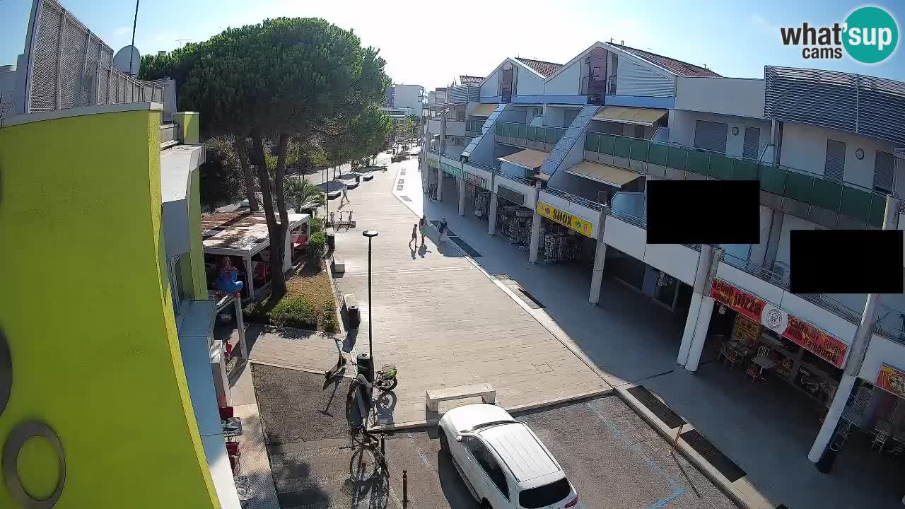 Web kamera Bibione – Trgovačka ulica uživo