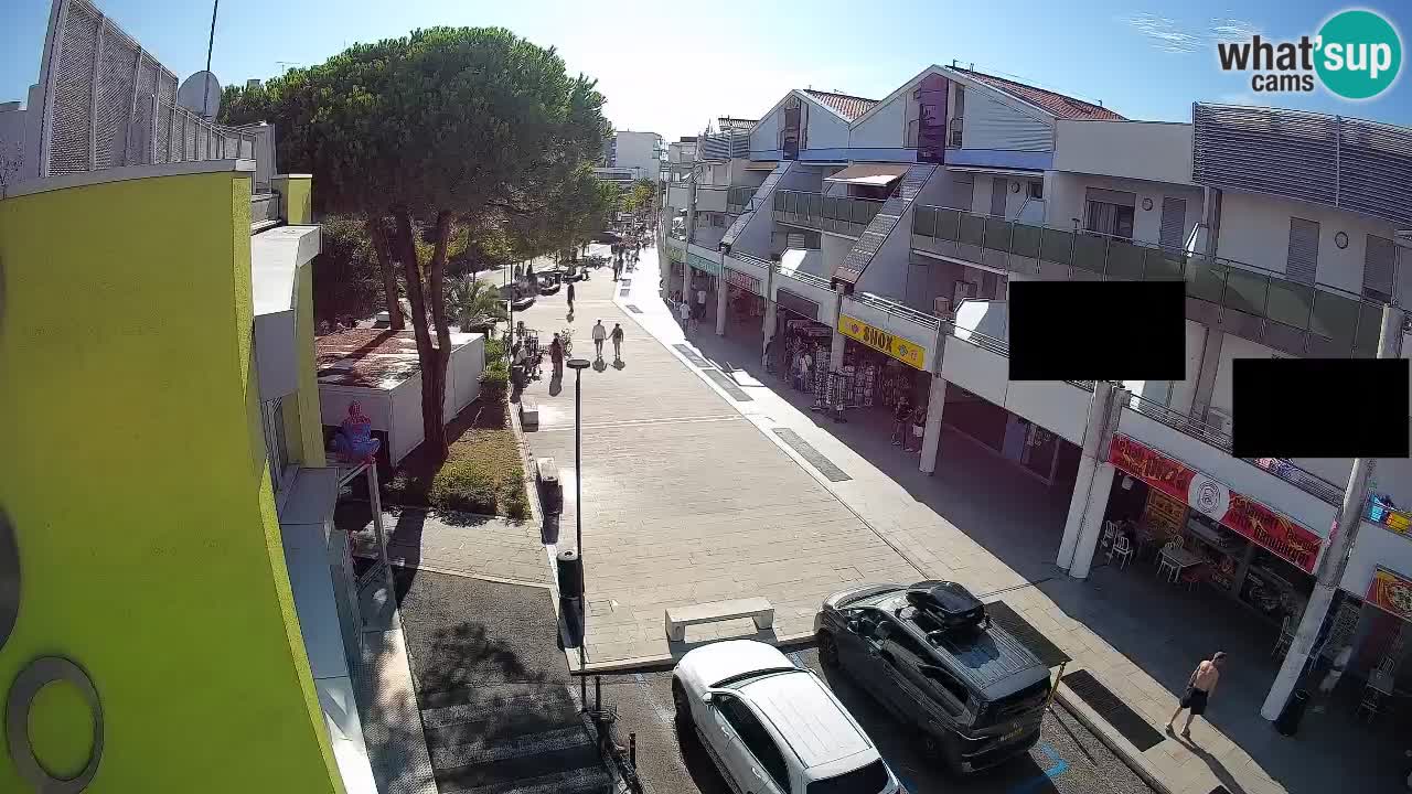 Webcam Rue Commerçante de Bibione – Vue en direct