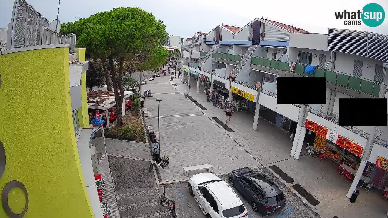 Webcam Via dello Shopping Bibione – Diretta Live