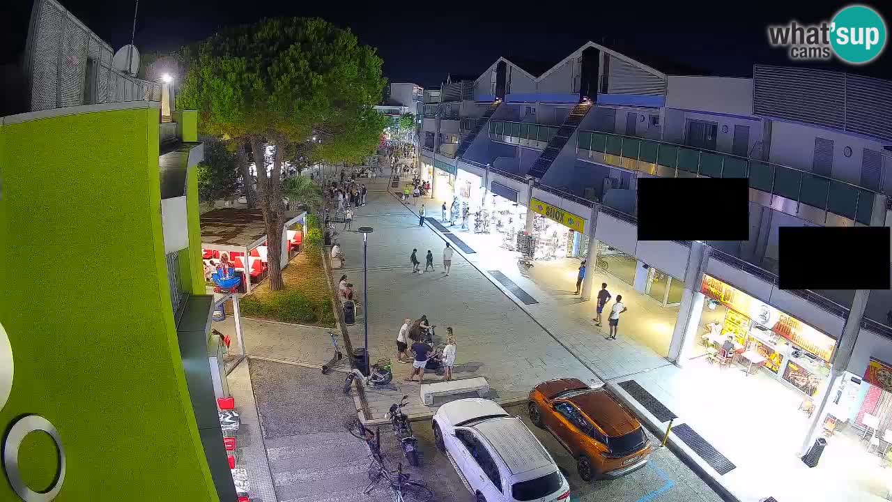 Web kamera Bibione – Trgovačka ulica uživo