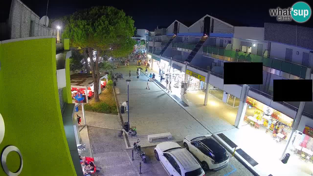 Webcam Bibione Einkaufsstraße – Liveblick