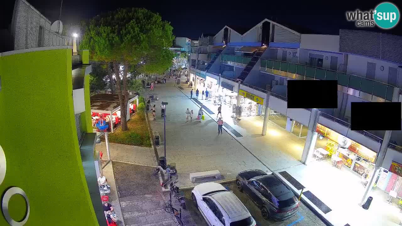 Web kamera Bibione – Trgovačka ulica uživo