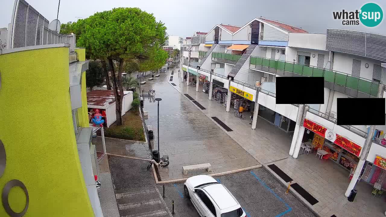 Webcam Rue Commerçante de Bibione – Vue en direct