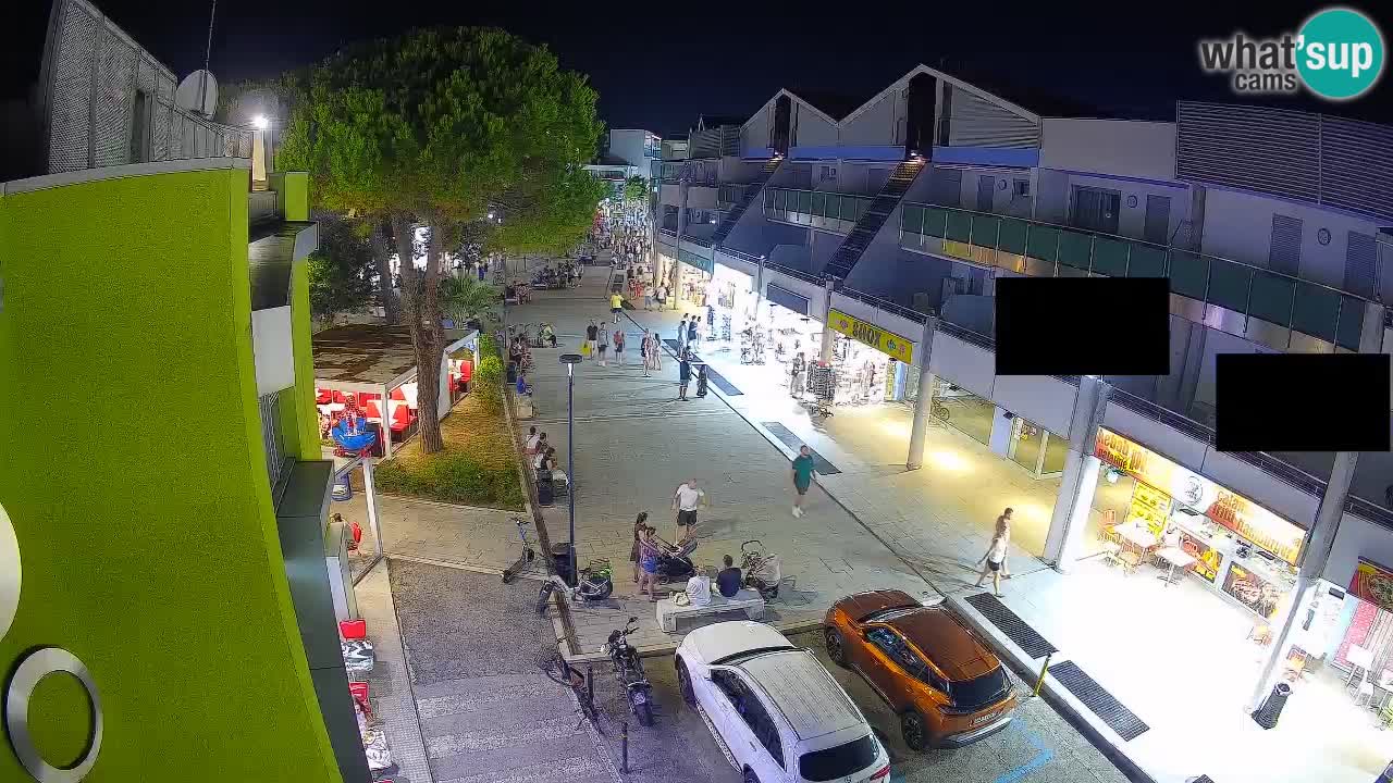 Webcam Rue Commerçante de Bibione – Vue en direct
