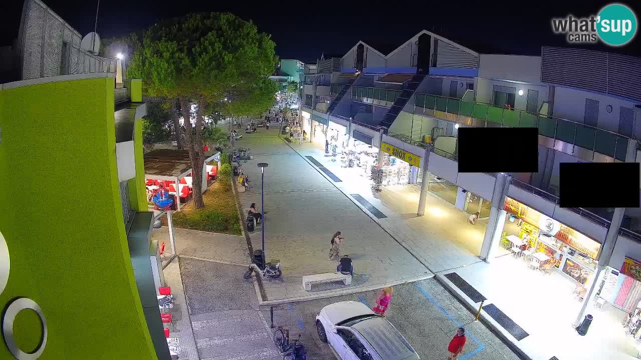 Webcam Bibione Einkaufsstraße – Liveblick