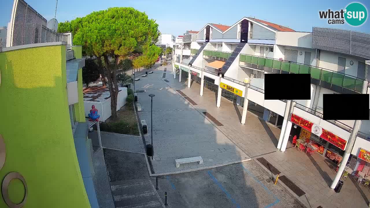Webcam Bibione Einkaufsstraße – Liveblick