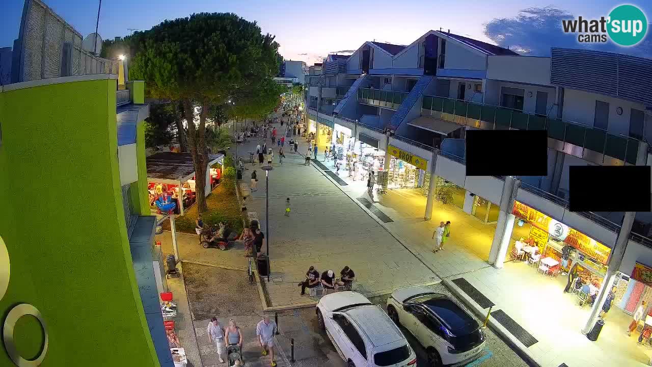 Webcam Bibione Einkaufsstraße – Liveblick