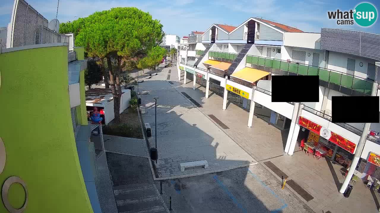 Webcam Bibione Einkaufsstraße – Liveblick
