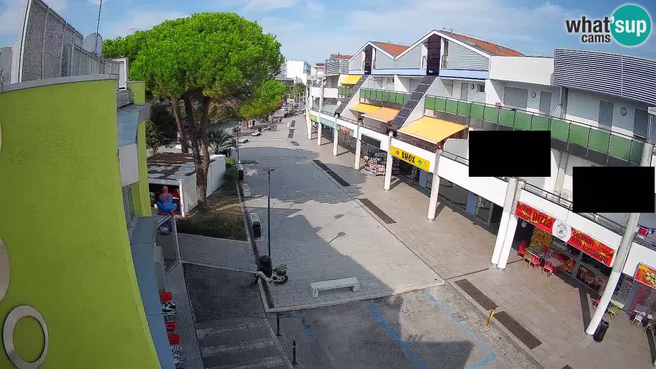 Webcam Bibione Einkaufsstraße – Liveblick