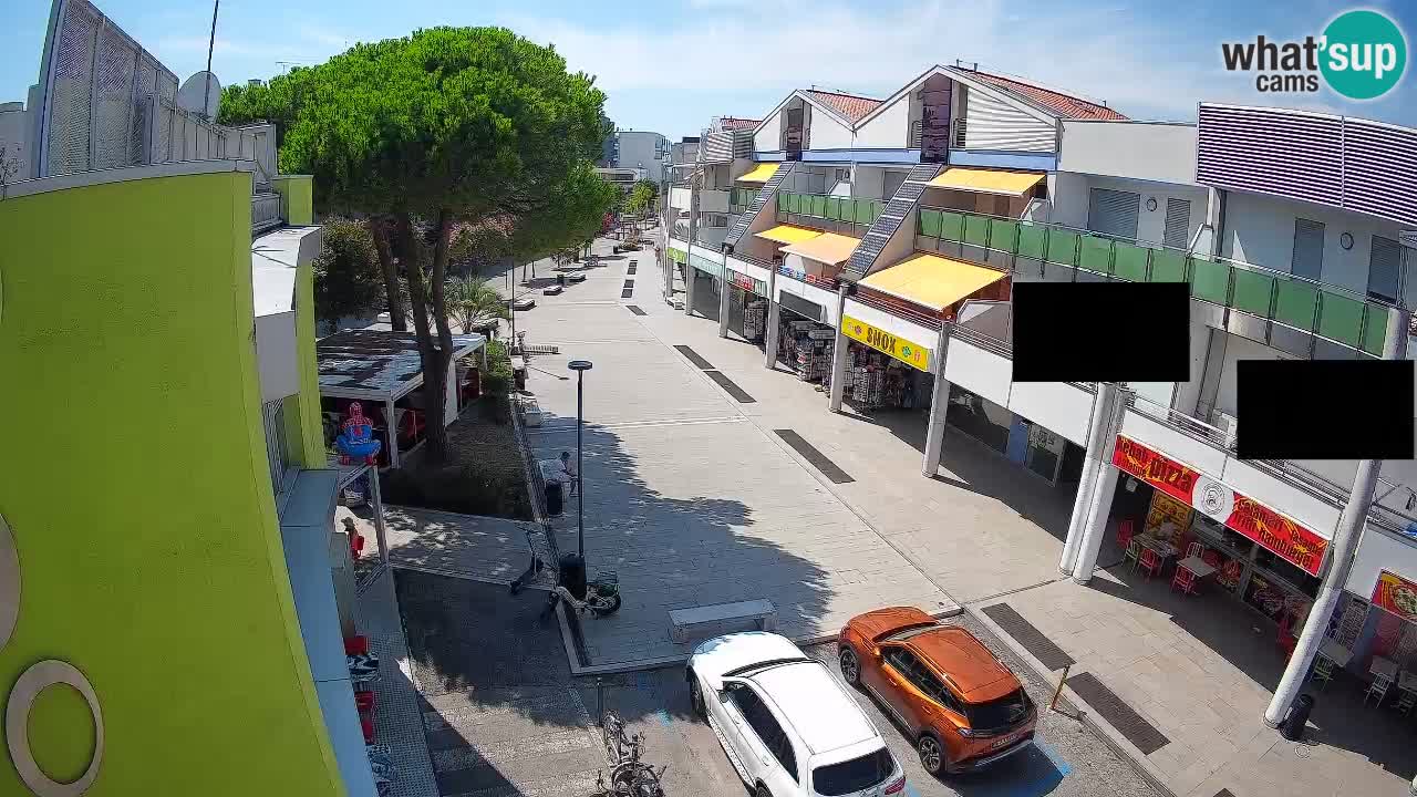 Webcam Bibione Einkaufsstraße – Liveblick