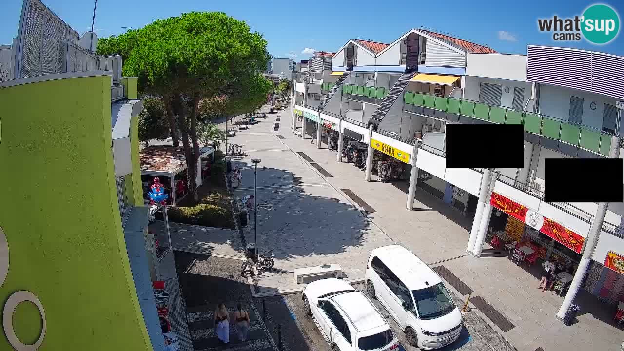 Webcam Bibione Einkaufsstraße – Liveblick