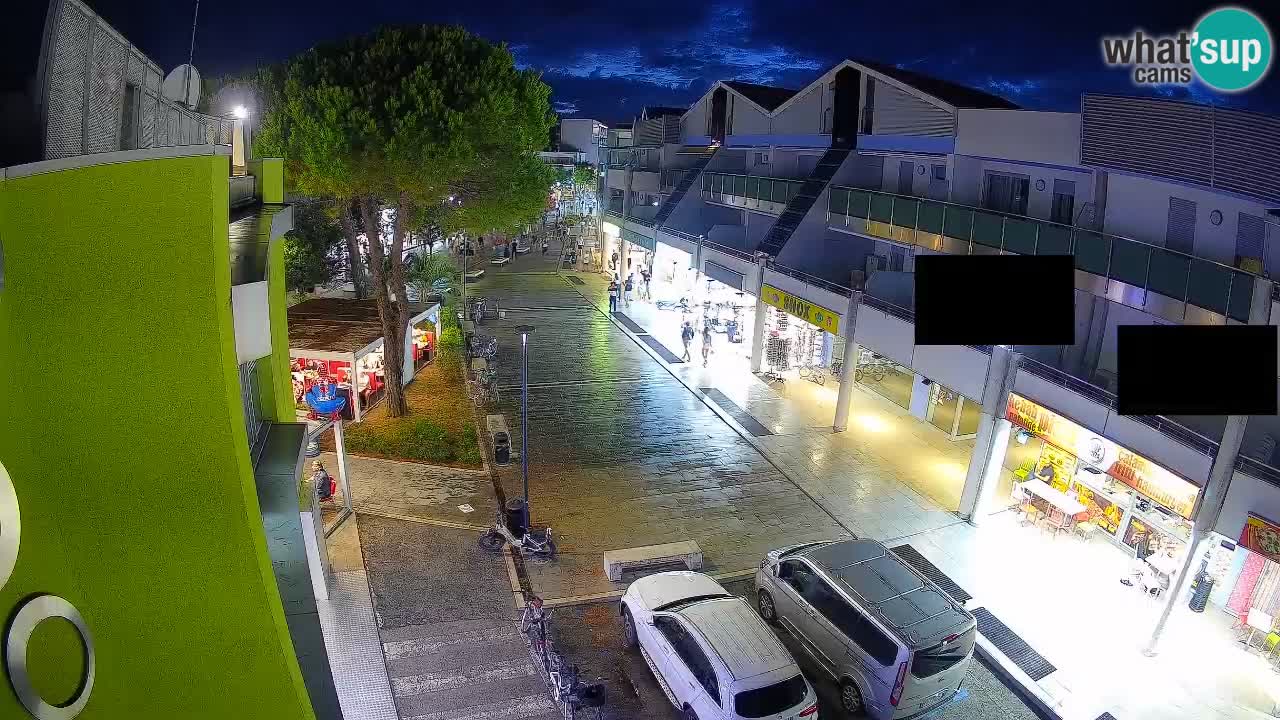 Webcam Bibione Einkaufsstraße – Liveblick