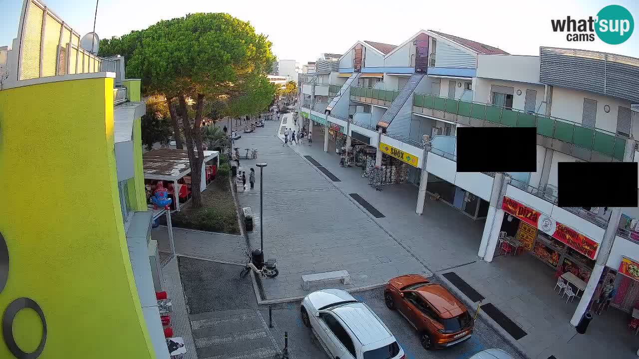 Webcam Bibione Einkaufsstraße – Liveblick