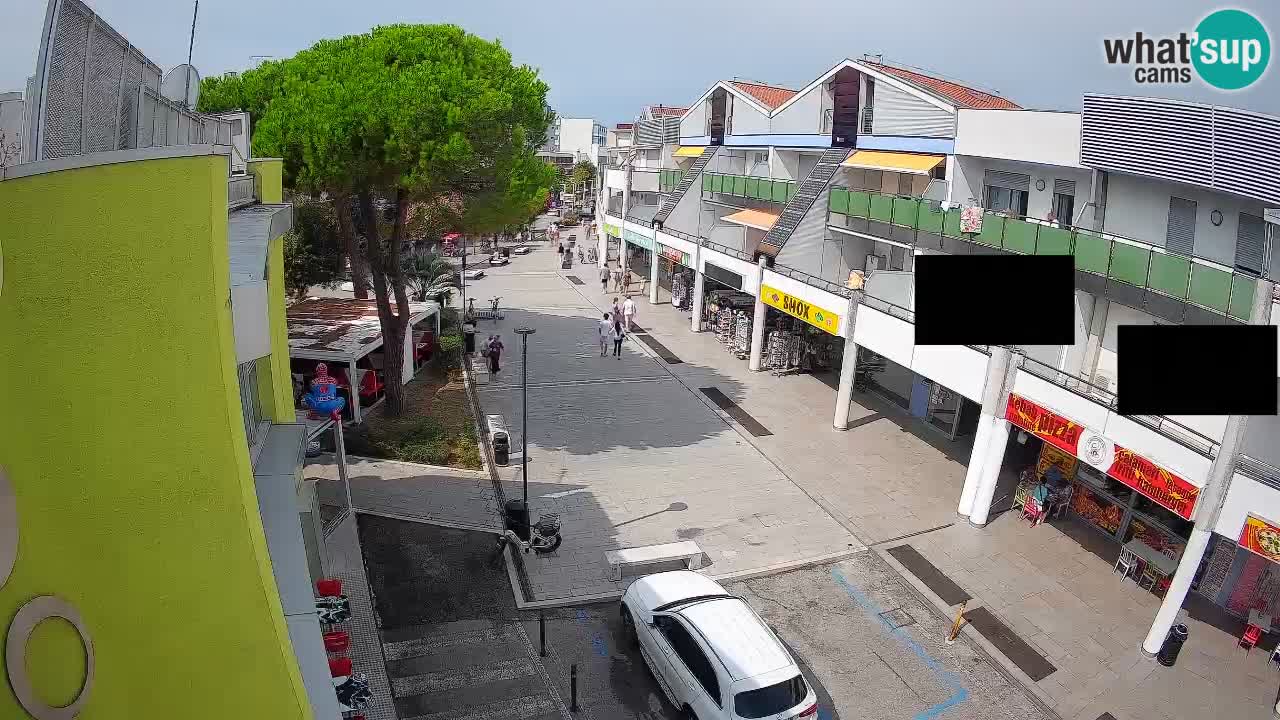 Webcam Bibione Einkaufsstraße – Liveblick