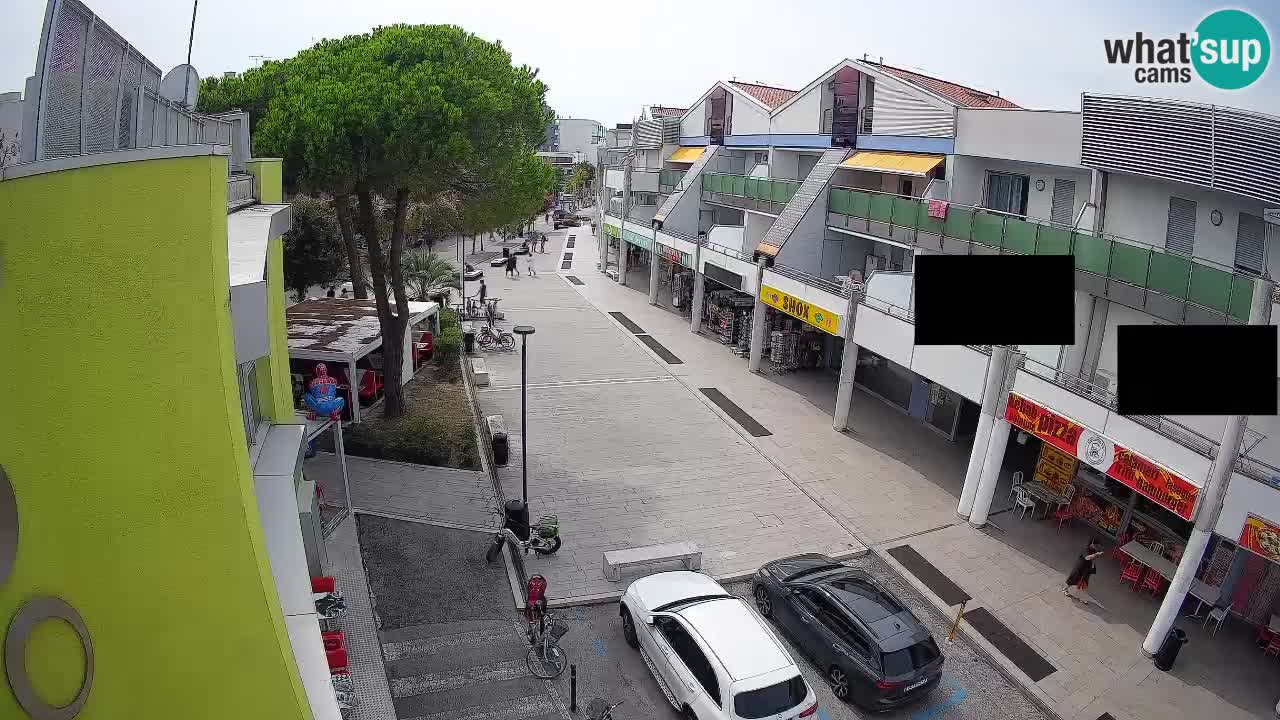 Webcam Bibione Einkaufsstraße – Liveblick