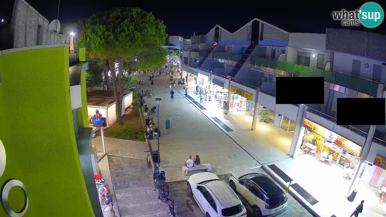 Webcam Rue Commerçante de Bibione – Vue en direct