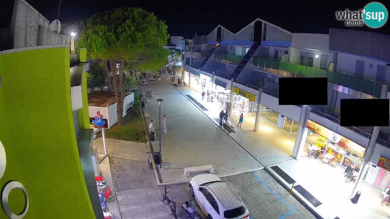 Web kamera Bibione – Trgovačka ulica uživo