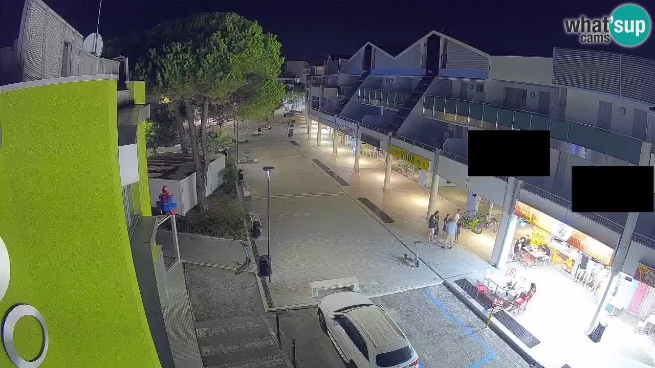 Webcam Rue Commerçante de Bibione – Vue en direct