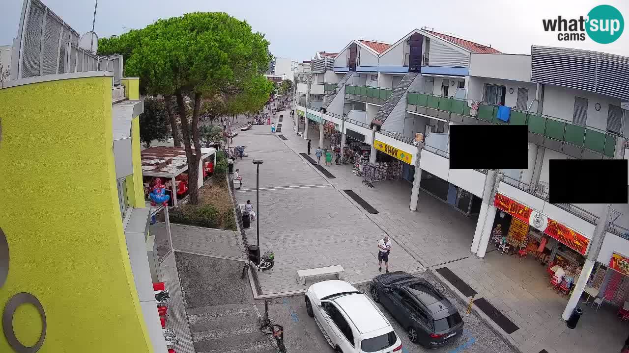 Webcam Rue Commerçante de Bibione – Vue en direct