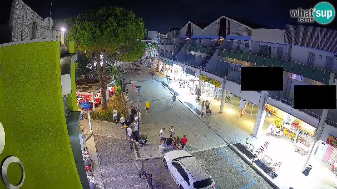 Web kamera Bibione – Trgovačka ulica uživo