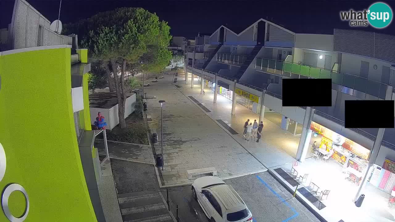 Webcam Rue Commerçante de Bibione – Vue en direct